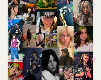 BILLIE Collage Art Print