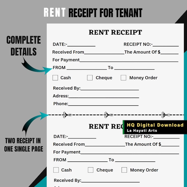 Invoice Template Landlord Etsy Invoice Template Landlord Etsy