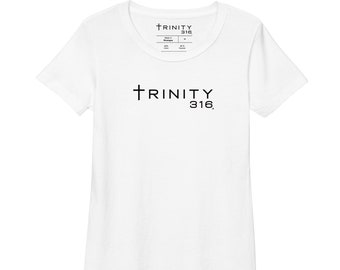 Trinity 316 Womans Short Sleeve Shirt-White