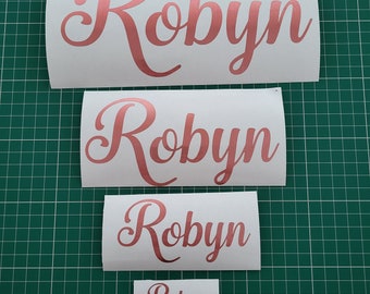 personalised vinyl decal label