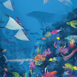 Coral Reef Digital Illustration