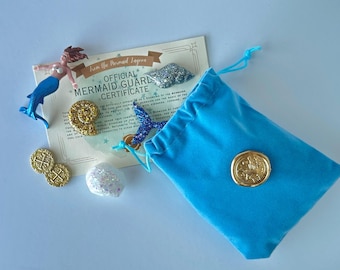 Mermaid Treasure, Custom Mermaid Gift, Mermaid Trinkets, Gift for Girls Age 10, Personalized Tween Gift