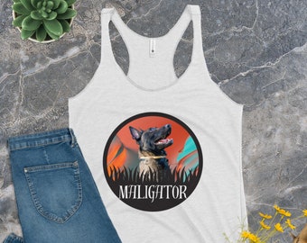 Belgian Malinois, Maligator, Active Wear, Size Chart, Dog Training, Dog Tank, Edgy Clothing, Workout Clothes, Raw Edge Seams, Dog Life, Mali