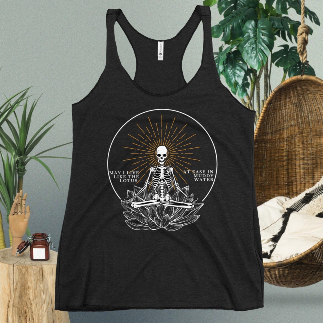 Meditation Shirt, Lotus Flower Shirts, Boho Tank Top, Hippie Tank Tops ...