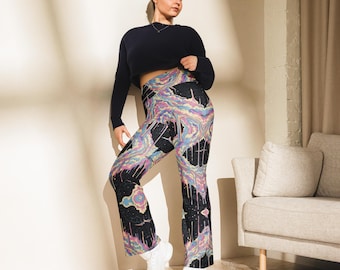 Melting Cotton Candy - Flare legging