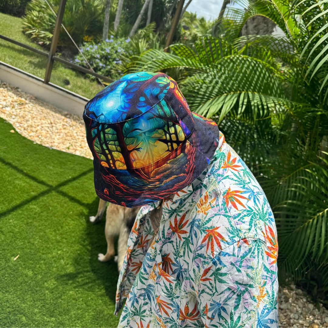 Reversible Bucket Hat: Electric Forest Rave EDM Festival Accessory - Etsy