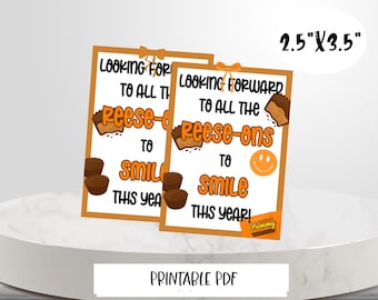 Reese's Thank You Gift Tag: Teacher, Nurse, Staff Appreciation (Digital Download)