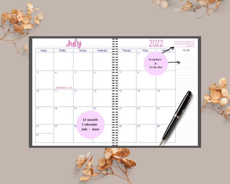 Homeschool Planner PRINTABLE Two Students Etsy