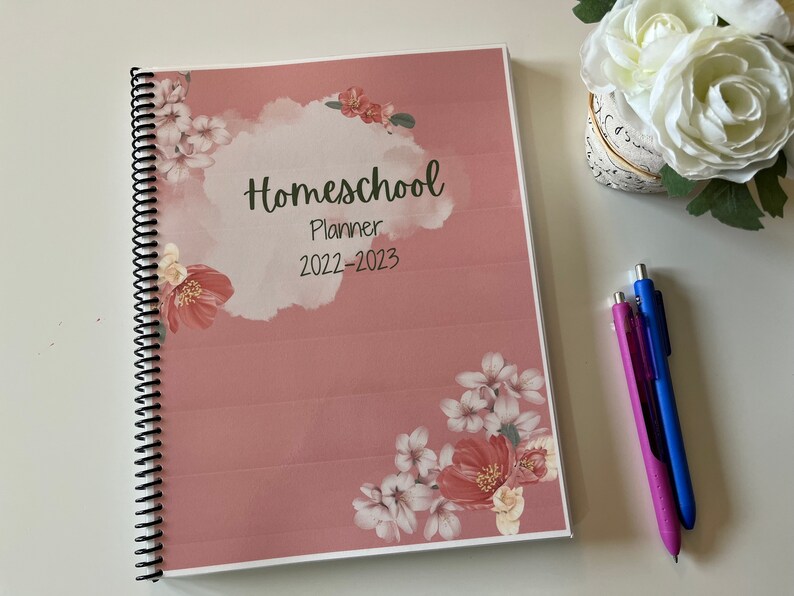 Homeschool Planner PRINTABLE Two Students Etsy