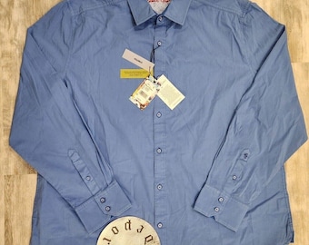 ROBERT GRAHAM Blue Long Sleeve Size 2XL Brand NEW w/ Tags
