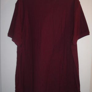 ROBERT GRAHAM Velvet Maroon Polo Embroidered Cocktail Size M Brand New w/ Tags image 3