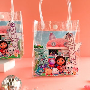 Gabby’s Party Favor, Gabby’s Favor Bag, Gabby’s Decoration, Gabby’s Party, Gabby’s Party decoración, Ganby’s Birthday, Gabby’s DollhauseThem