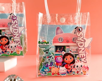Personalized Gabby's Dollhouse Party Favor Bag: 3D Decoration