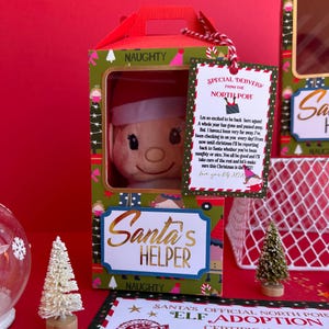 Personalized Plush Elf Christmas Gift: Santa's Helper Kit - Etsy