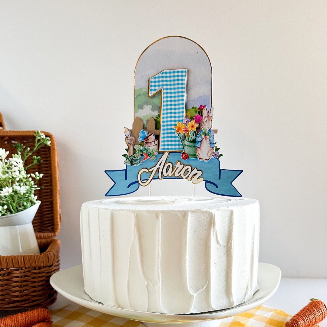 Peter Rabbit Cake Topper, Peter Rabbit Party Decorations, Peter Rabbit ...