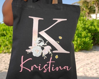 Personalized Bridesmaid Tote Bag: Bachelorette Beach Gift