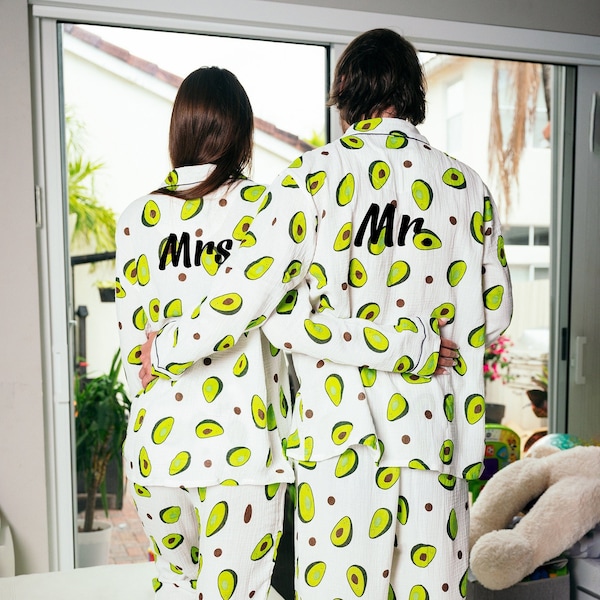 Matching Pajamas for Couples Etsy
