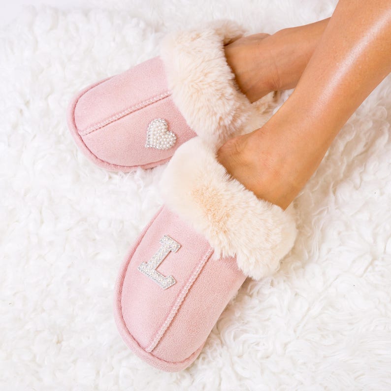 Christmas Custom slipper, Personalized Warm Slippers, Christmas gift, Winter Bridesmaid slippers, Bride slippers, Gift for her, Mom gift-new