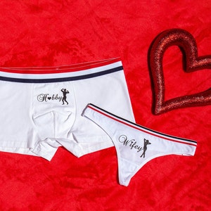 Mr and Mrs Couples Matching Personalized Underwear FAST & FREE