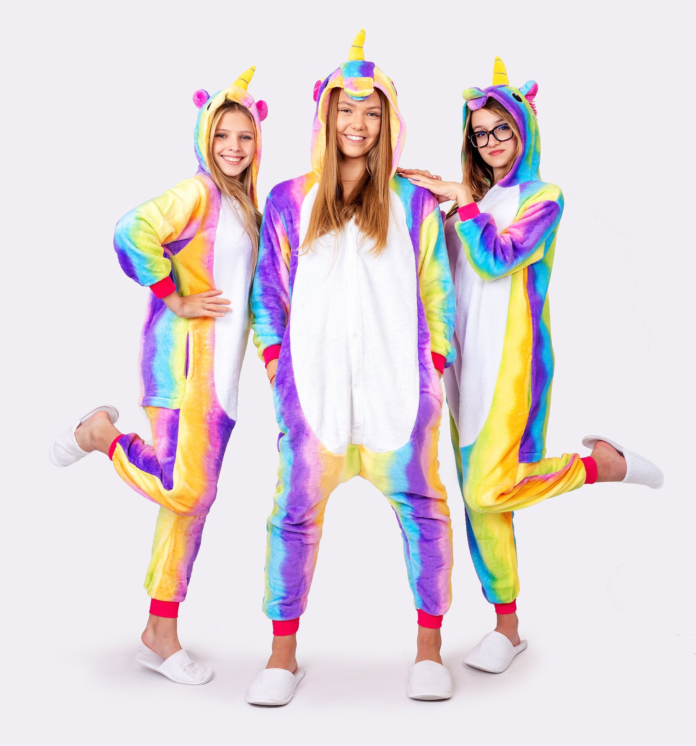 Girls Rainbow Unicorn Pajama Pants