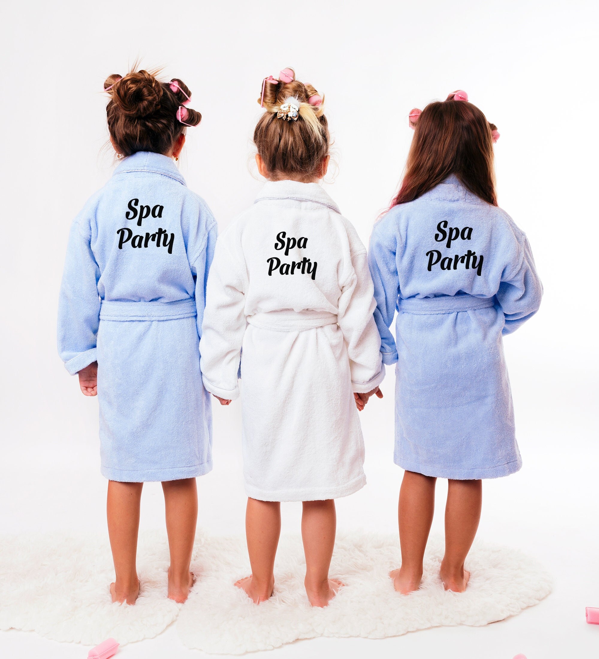 Custom Spa Party Bathrobes for Kids Birthday Party Bathrobes Etsy