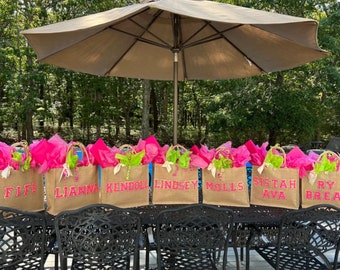 Custom Bridesmaid Tote Bag: Personalized Bachelorette Gift, Bridal Shower Favor