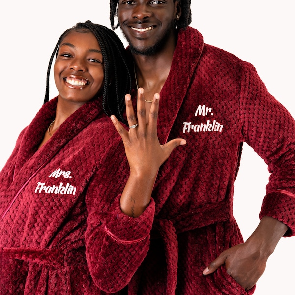 Matching His and Hers Robes Etsy