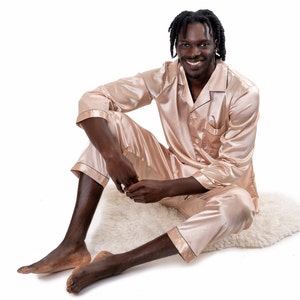 Satin pyjamas tall hotsell