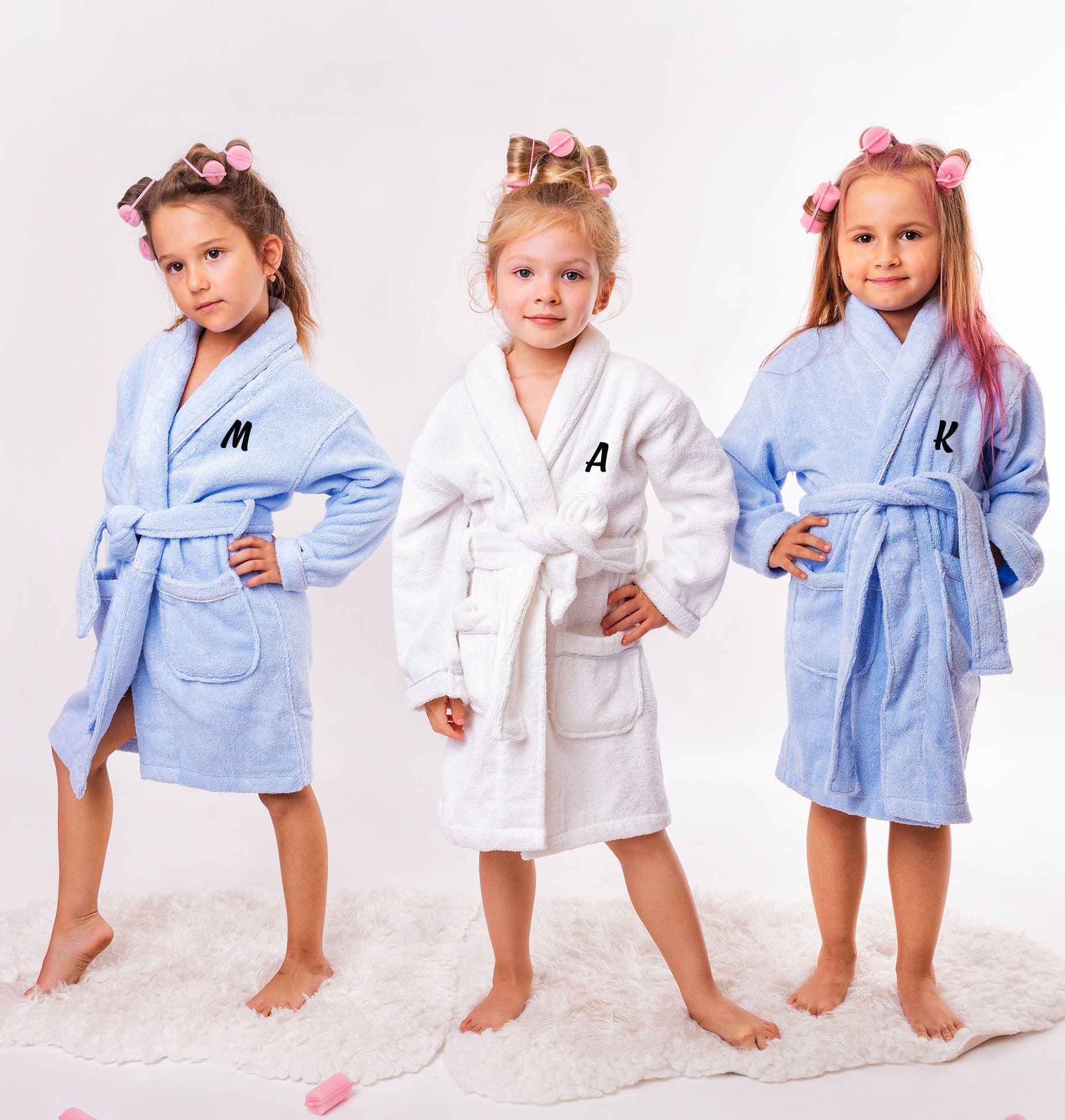 Custom Spa Party Bathrobes for Kids Birthday Party Bathrobes Etsy