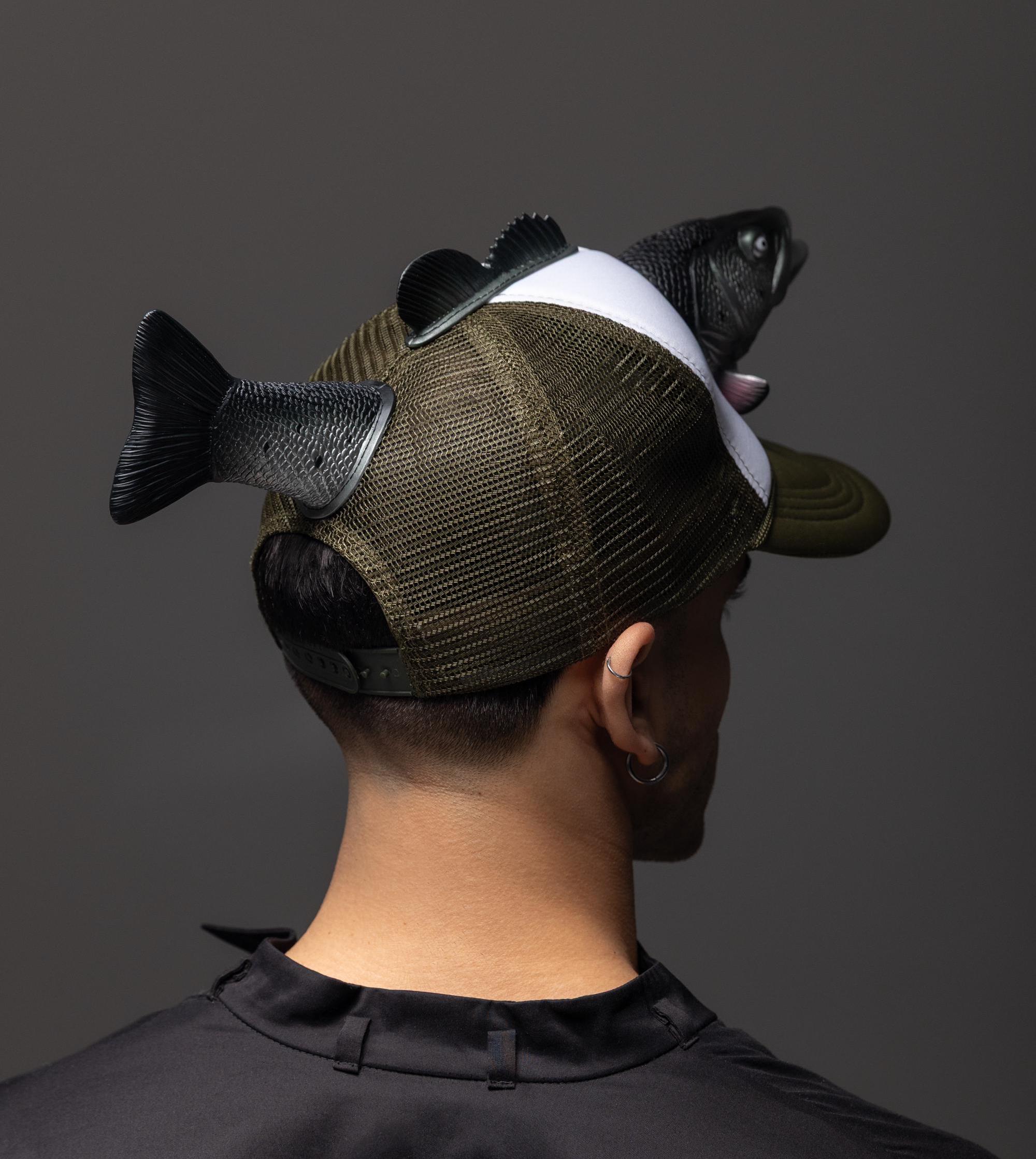 Custom Fish Caps, Men's Fish Trucker hat, Men's Trucker hat shark, Men's shark baseball caps, Men's fishing caps, Gift for him, Fishing Gift