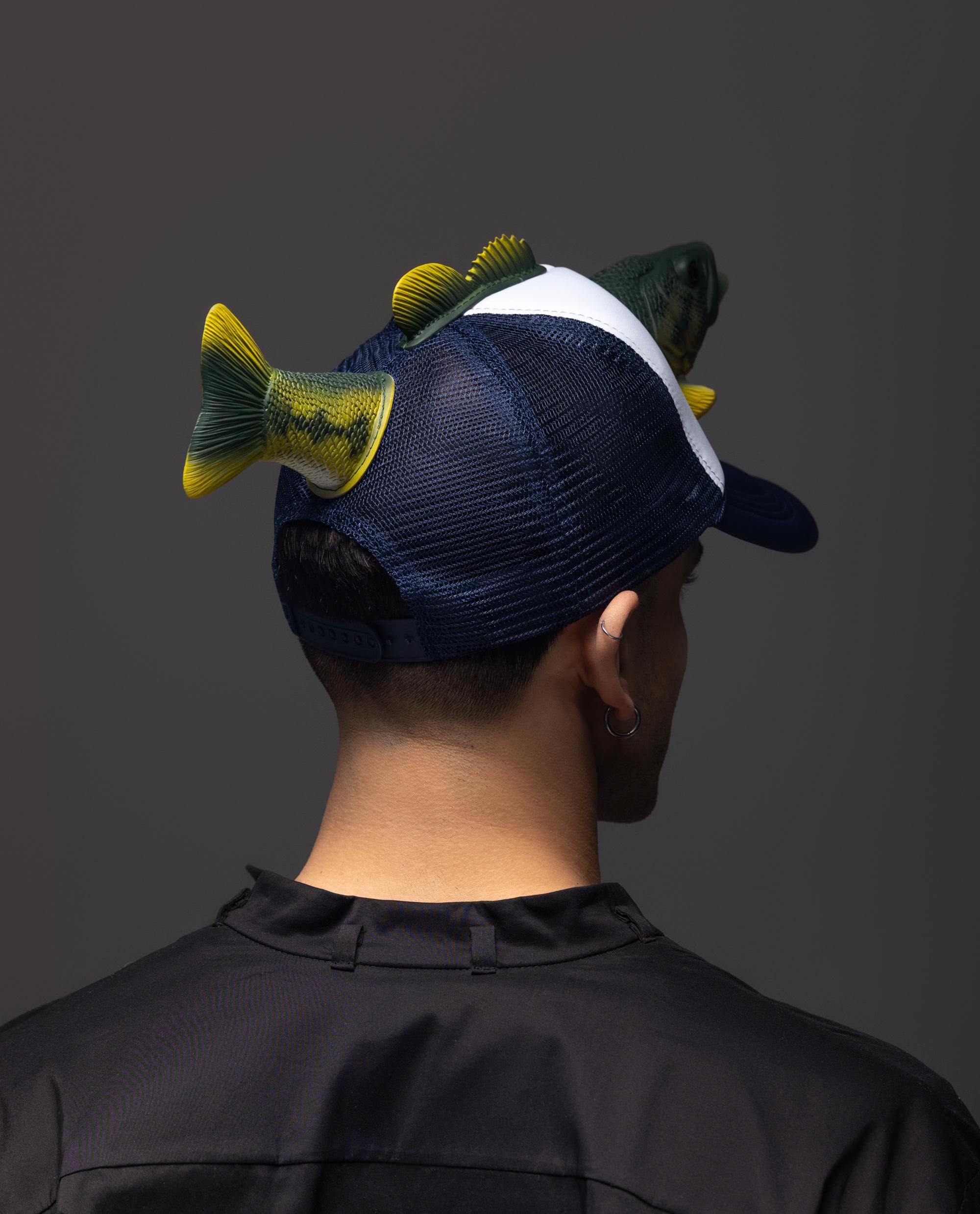 Custom Fish Caps, Men's Fish Trucker hat, Men's Trucker hat shark, Men's shark baseball caps, Men's fishing caps, Gift for him, Fishing Gift