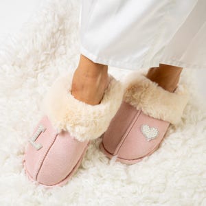 Christmas Custom slipper, Personalized Warm Slippers, Christmas gift, Winter Bridesmaid slippers, Bride slippers, Gift for her, Mom gift-new
