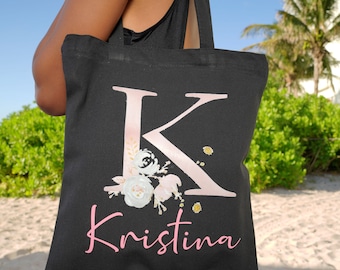 Personalized Bridesmaid Tote Bag , Tote Gift Bags,Beach Bachelorette gift,Bridesmaid Gift, Bridal shower gifts, Bachelorette gift bags gifts