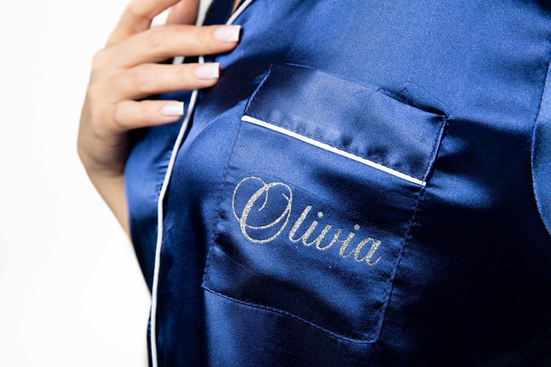 Personalized Mis Quince Pajamas Set, Quinceañera Pajamas, Custom Name Satin Pjs, Sweet 15 Pajama Set, XV Birthday Outfit, Mis Quince Gift