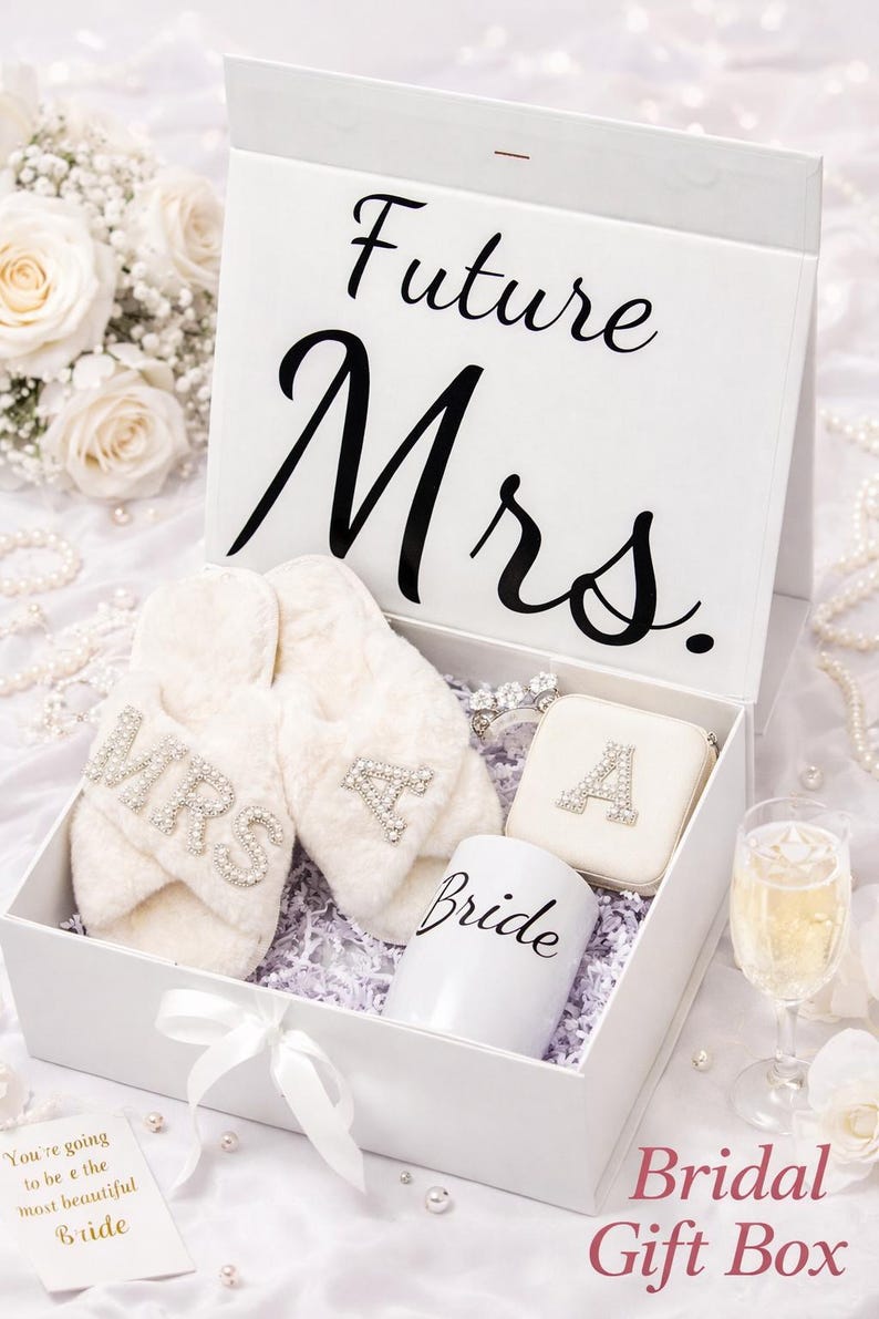 Luxury Bridal Gift Box – Bride to Be Gift Box – Future Mrs Gift ...