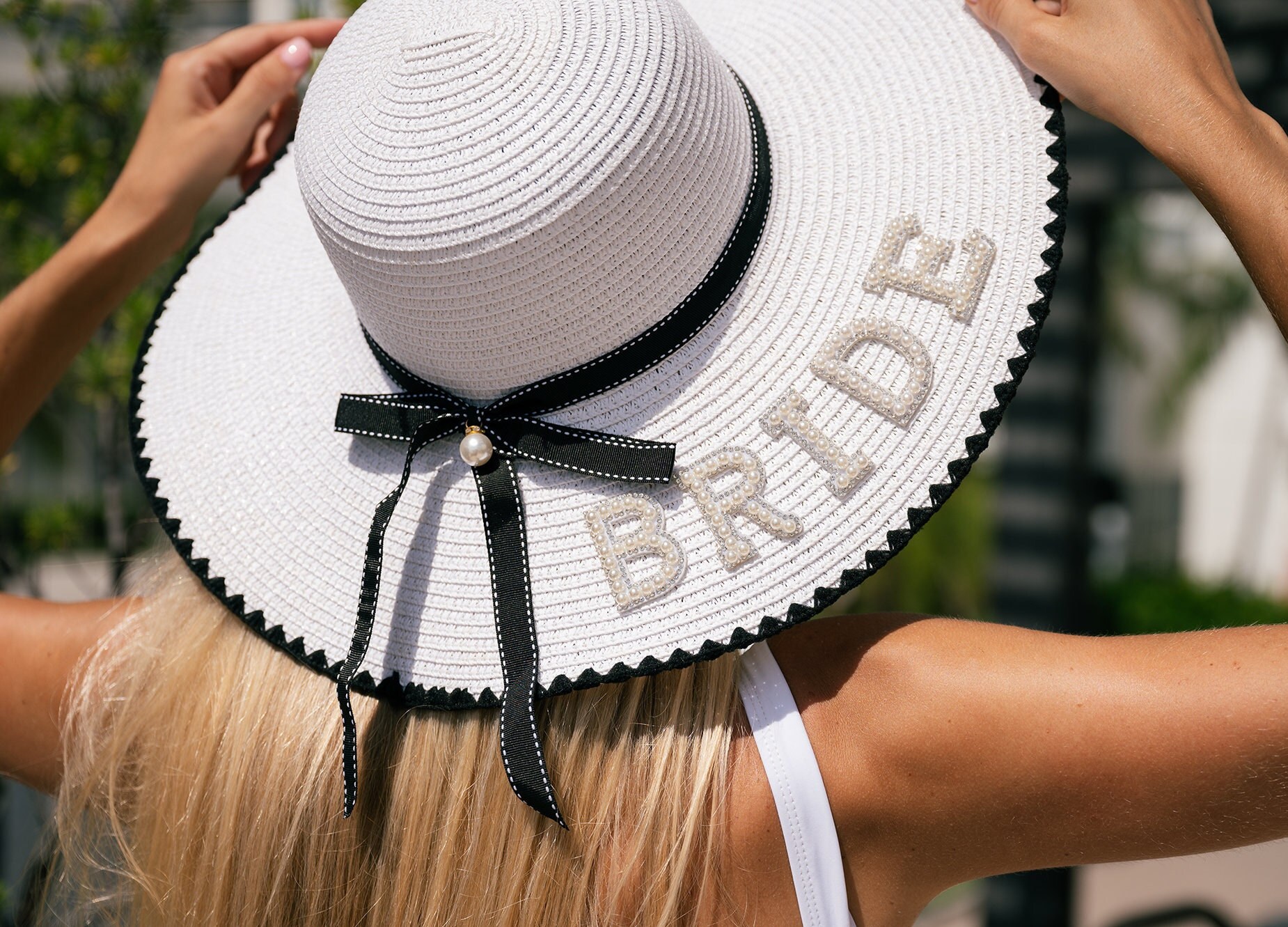 Custom Mrs. Pearl Sun Hat: Bridal Shower Gift - Etsy
