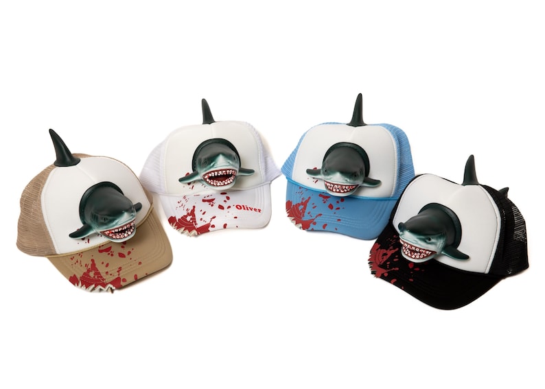 Custom Fish Caps, Men's Fish Trucker hat, Men's Trucker hat shark, Men's shark baseball caps, Men's fishing caps, Gift for him, Fishing Gift image 16
