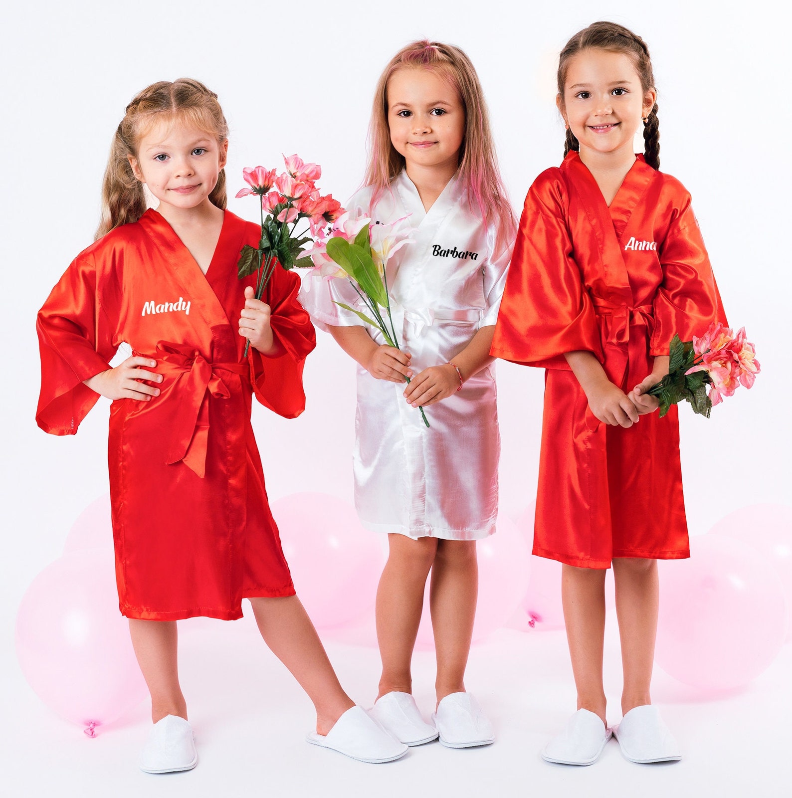 Flower Girl Robes, Junior Bridesmaid Robe, Bridesmaid Robes, Kids