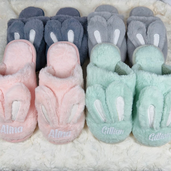 mens rabbit slippers