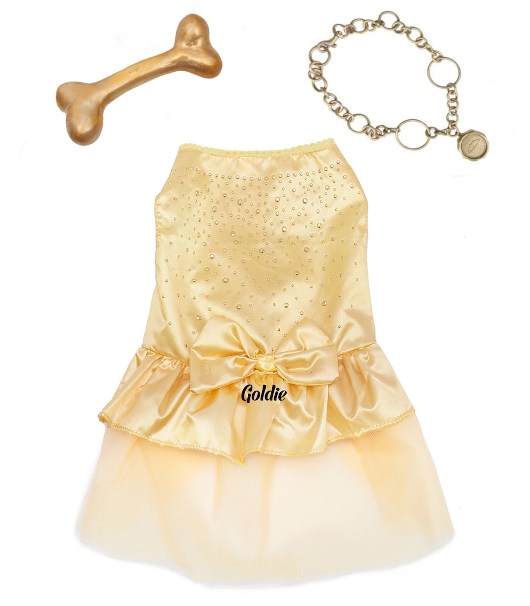 Custom Dogs Wedding Dress, Custom Dog Clothing, Cats Dress, Pets Satin