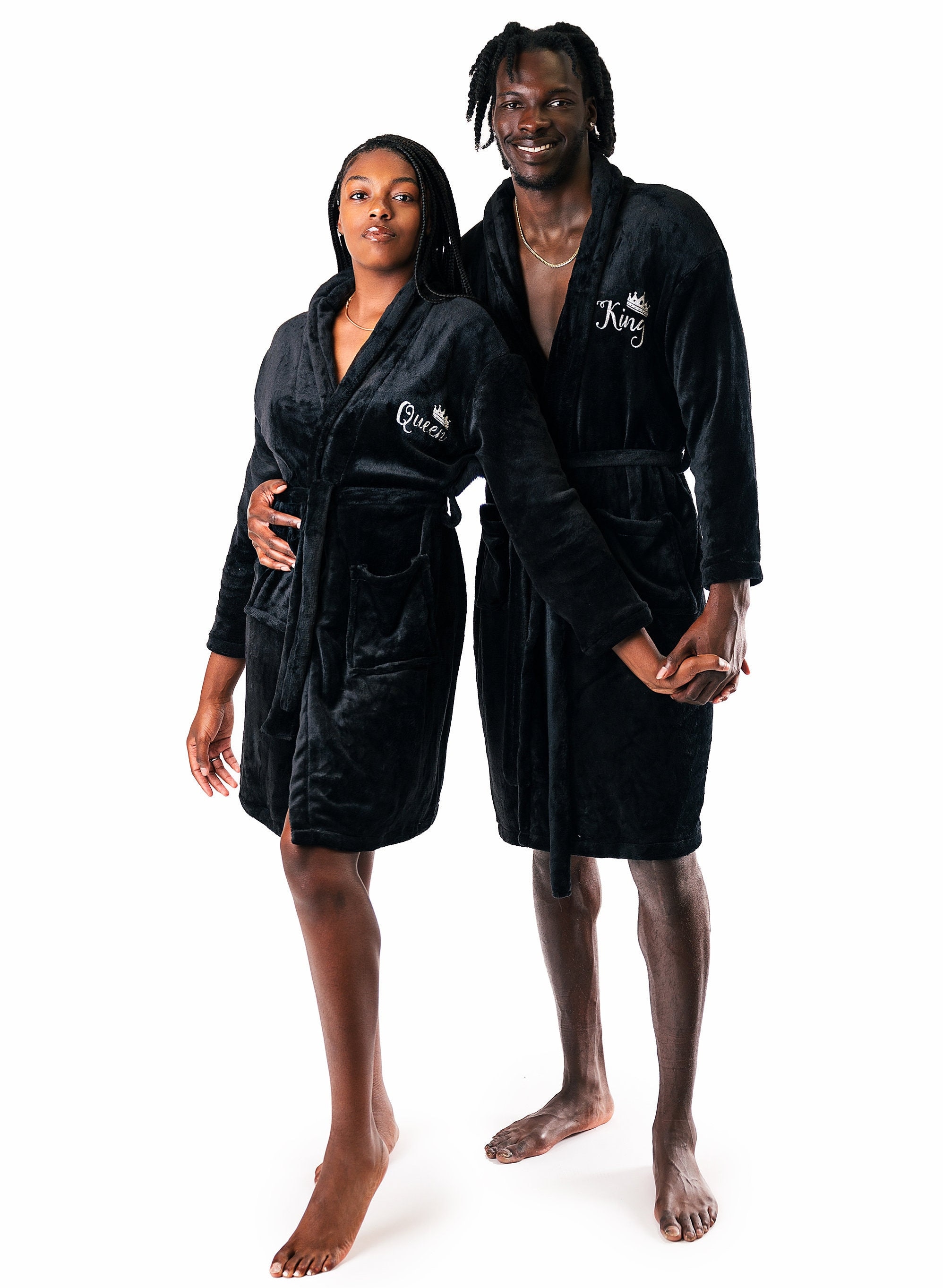 Custom Plush Bathrobes Robes for Couples Soft Custom Robe Etsy