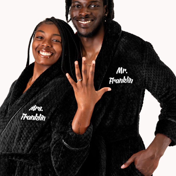 His and Her Bathrobes Etsy