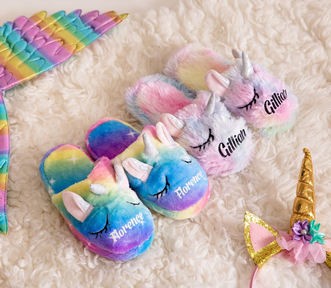 childrens unicorn slippers