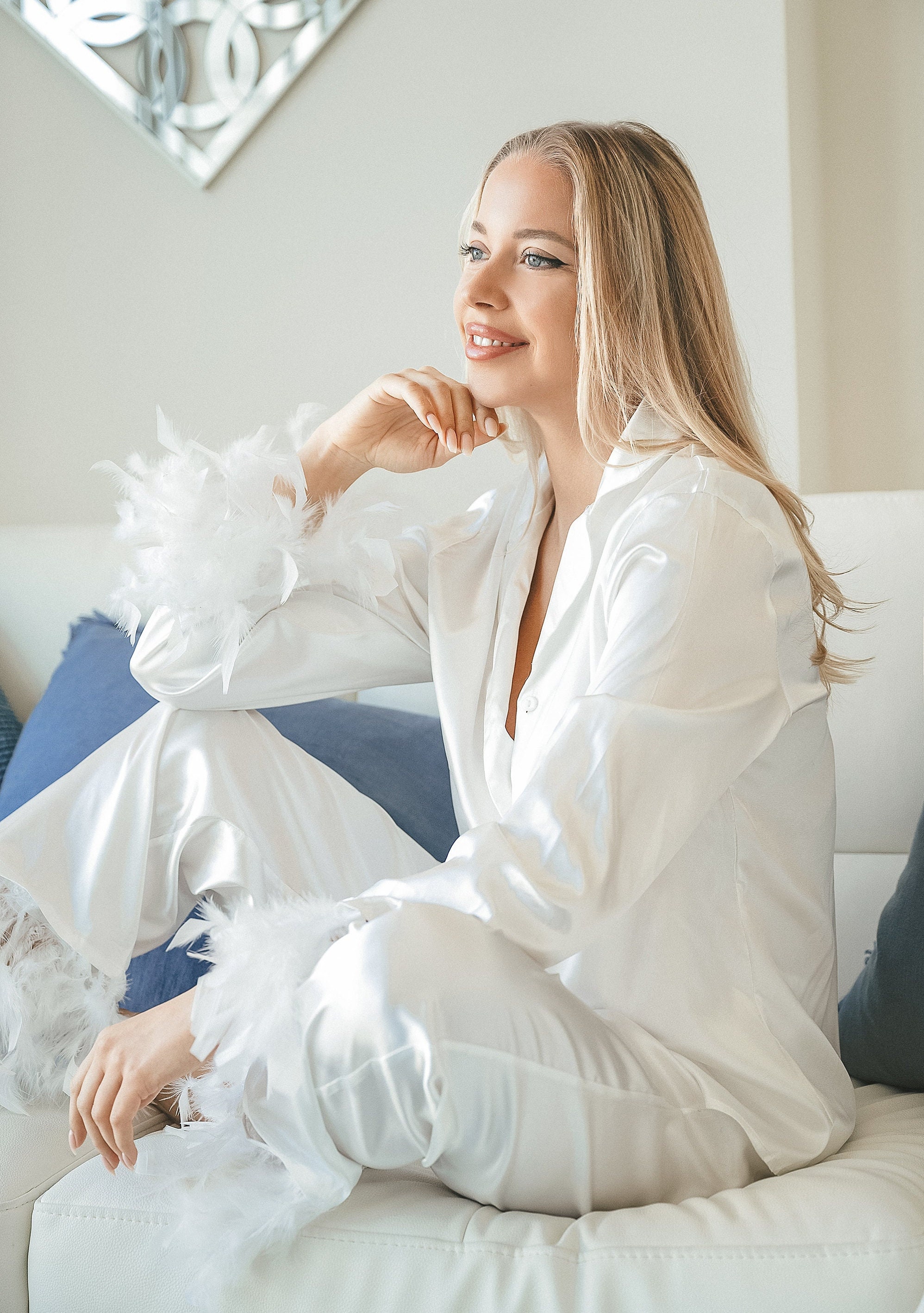 Bride Pajama Set Long Sleeve 