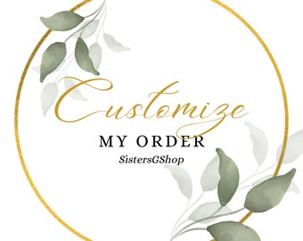 Vinyl or Glitter Customization