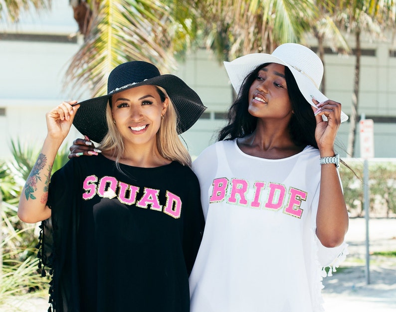 Bachelorette Swim Cover Up Custom Tassels Cover Ups Etsy