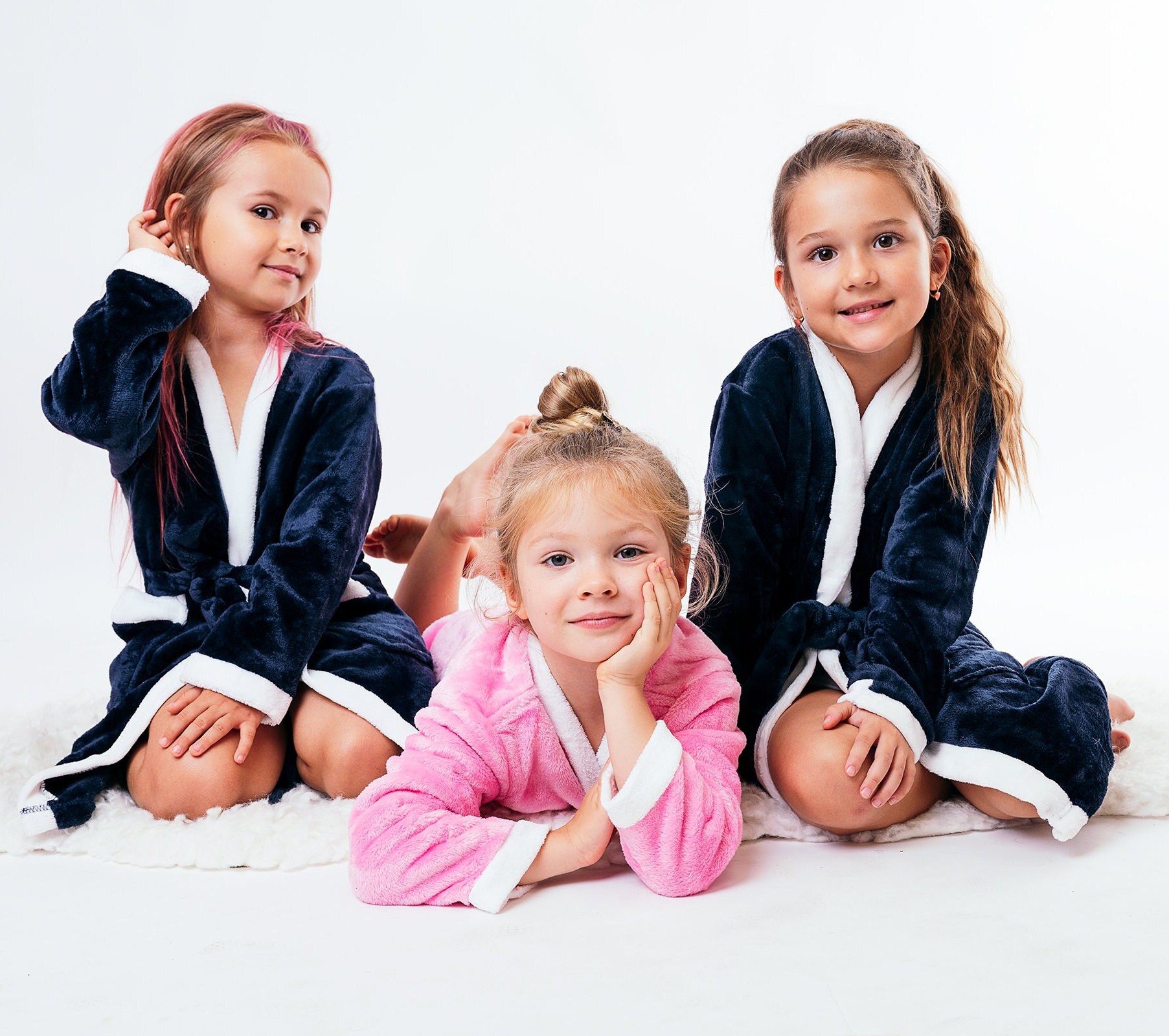 Custom Cozy Plush Bathrobes Custom Kids Spa Robes Sleepover Etsy