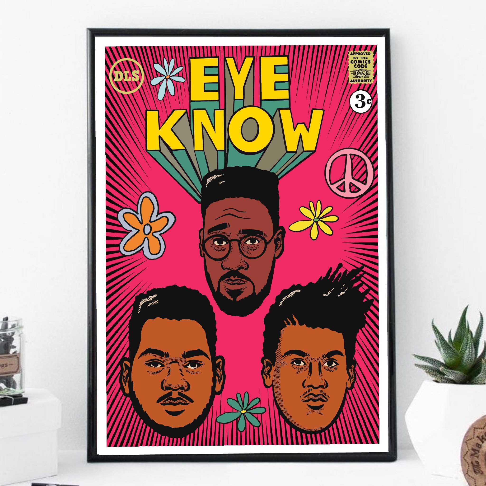 ☆De La Soul☆ Hiphop 90s Vintage poster ☆De La Soul☆ Hiphop 90s Vintage poster
