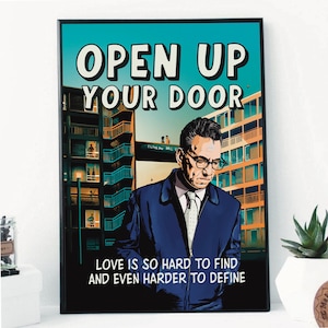 Richard Hawley, Open Up Your Door Oryginalne wydruki artystyczne (dostępne w formacie A4 i A3)