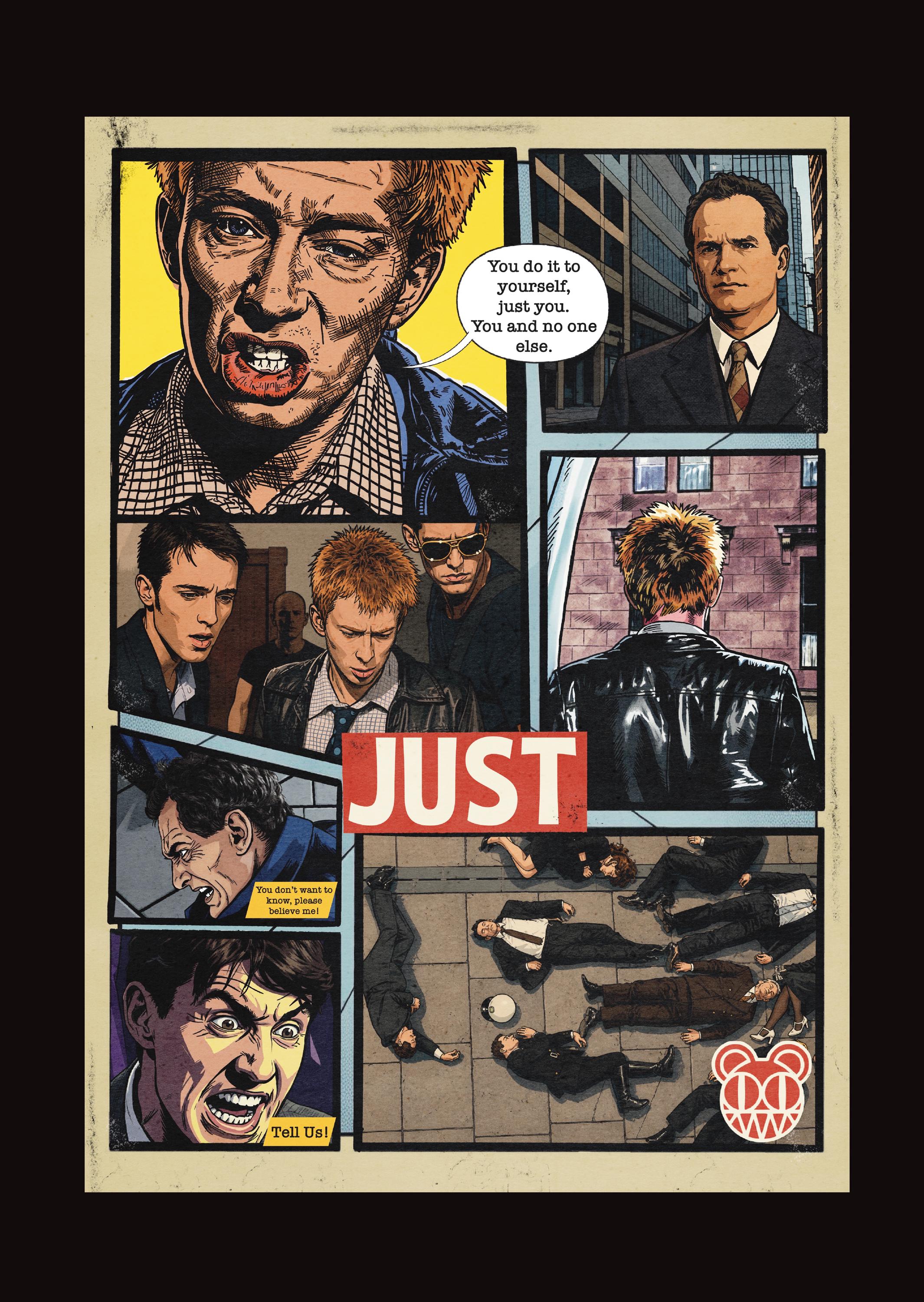 Radiohead, Just Comic Strip Original Art Print / Poster (available